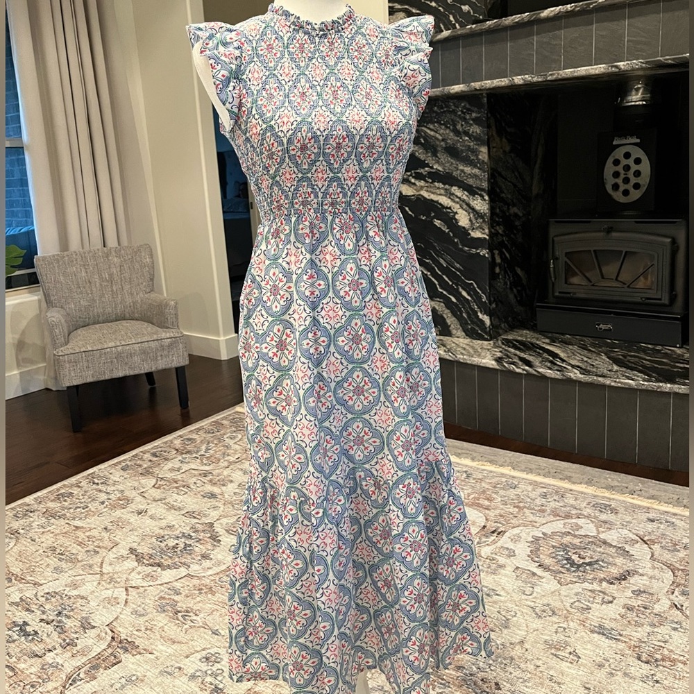 Loft Pettit multi colour dress